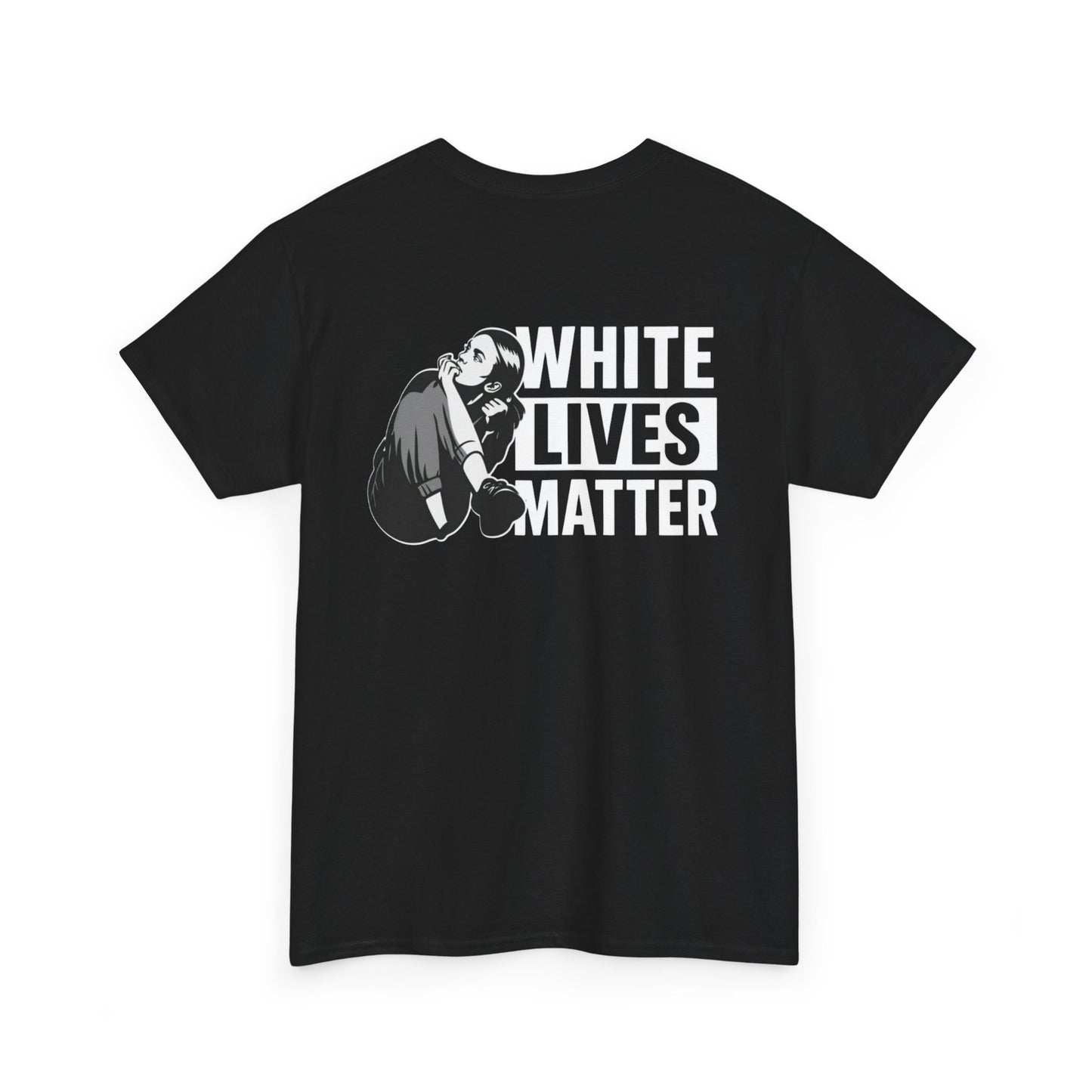 White Lives Matter T-Shirt (Black)